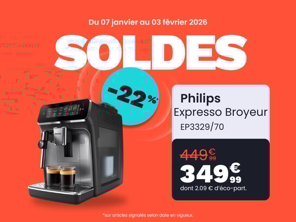 Expresso Broyeur PHILIPS Silent Brew EP3329/70