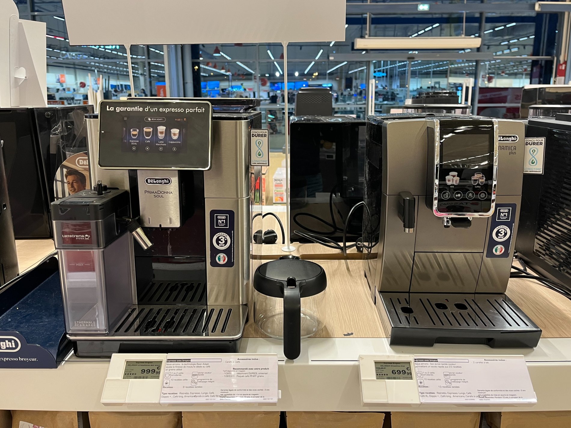 Retrouvez vos broyeurs DELONGHI dans votre magasin BOULANGER LA VALLEE DES VIGNES