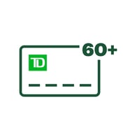 TD 60 Plus Checking accounts for seniors 60 or older