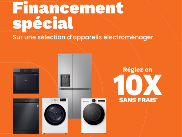 Équipez votre maison avec le 10X sans frais chez Boulanger !