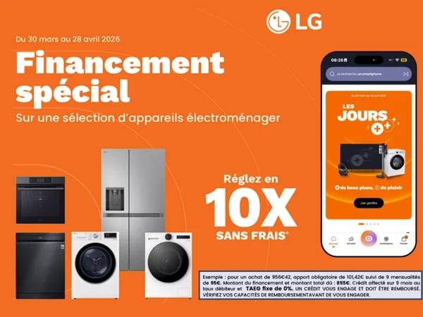 Financement spécial chez Boulanger Cholet!