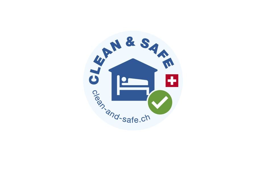 Clean and safe logo