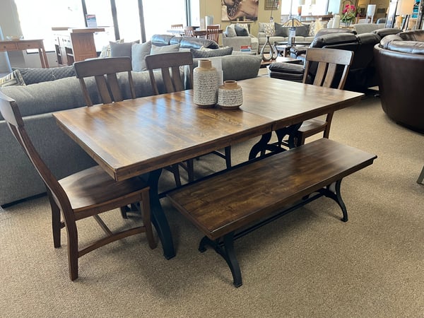 Dining set at Slumberland Furniture Store in Thief River Falls,  MN