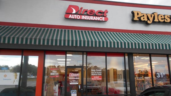 Direct Auto Insurance storefront located at  10101 Mabelvale Plaza Dr, Little Rock