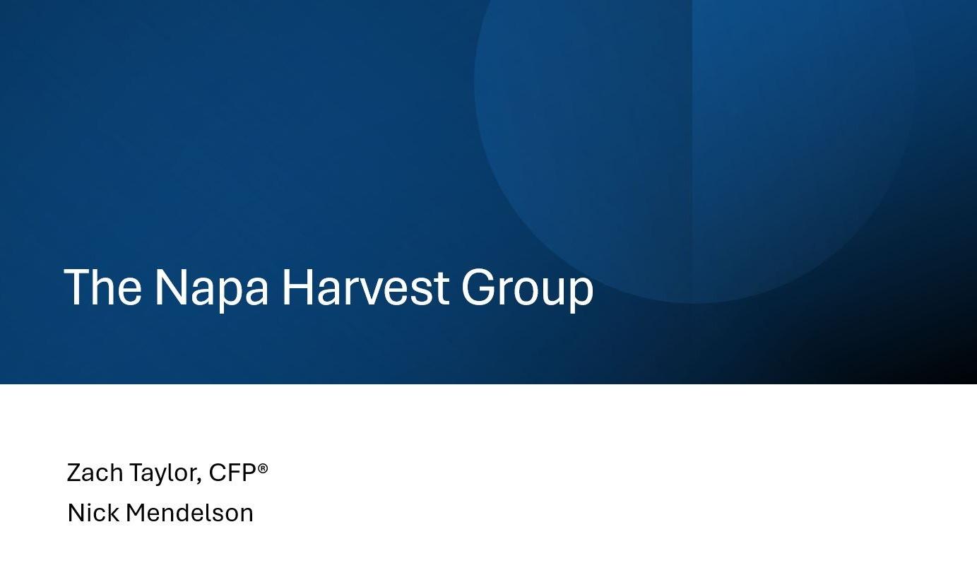 Photo of The Napa Harvest Group - Morgan Stanley