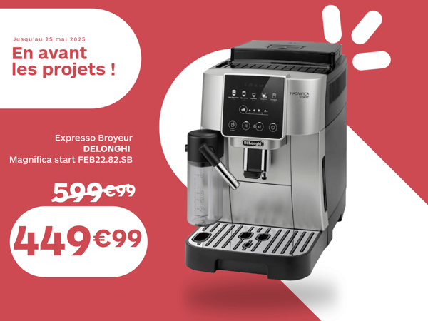 Expresso Broyeur DELONGHI Magnifica start FEB22.82.SB