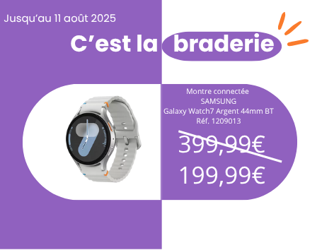 Montre connectée SAMSUNG Galaxy Watch7 Argent 44mm BT