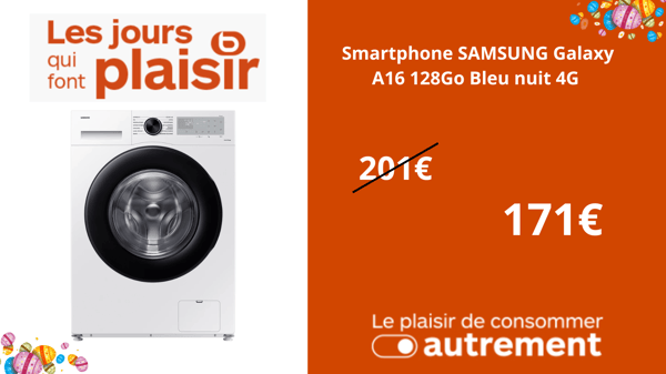 Lave linge hublot SAMSUNG WW80CGC04DAH Bespoke AI