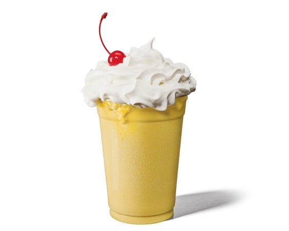 You feel that breeze? It seems like the seasons are changing, and it appears pineapples are back in season. This refreshing, fruity shake is just the perfect way to kick off summer–starting in April! Catch some rays and relax with this sweet treat.