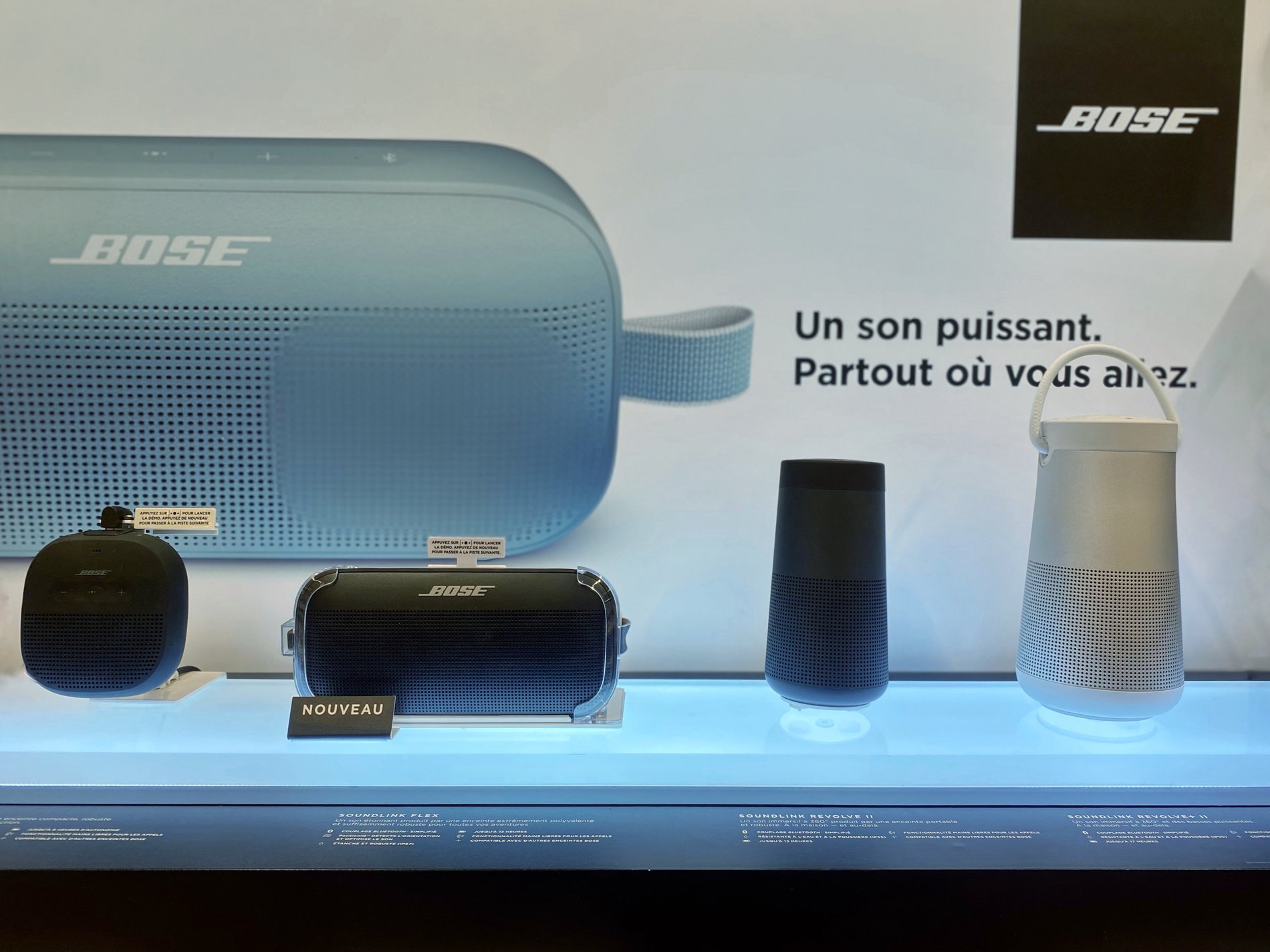 Boulanger Plan de Campagne, Enceinte portable Bose