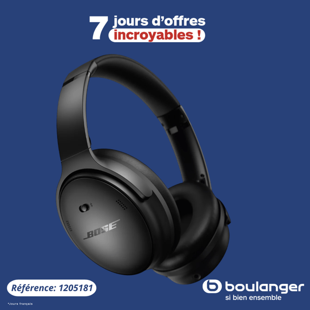 Casque BOSE QuietComfort SC Noir