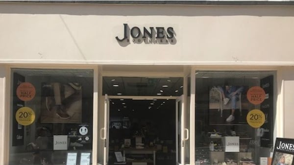 Jones bootmaker sales closing down