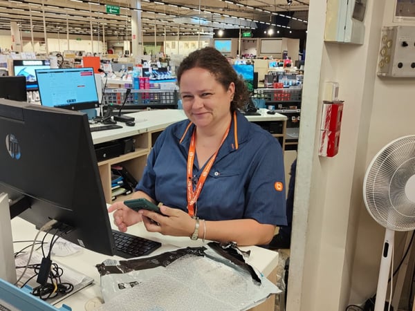 Magali, magasin Boulanger Gap