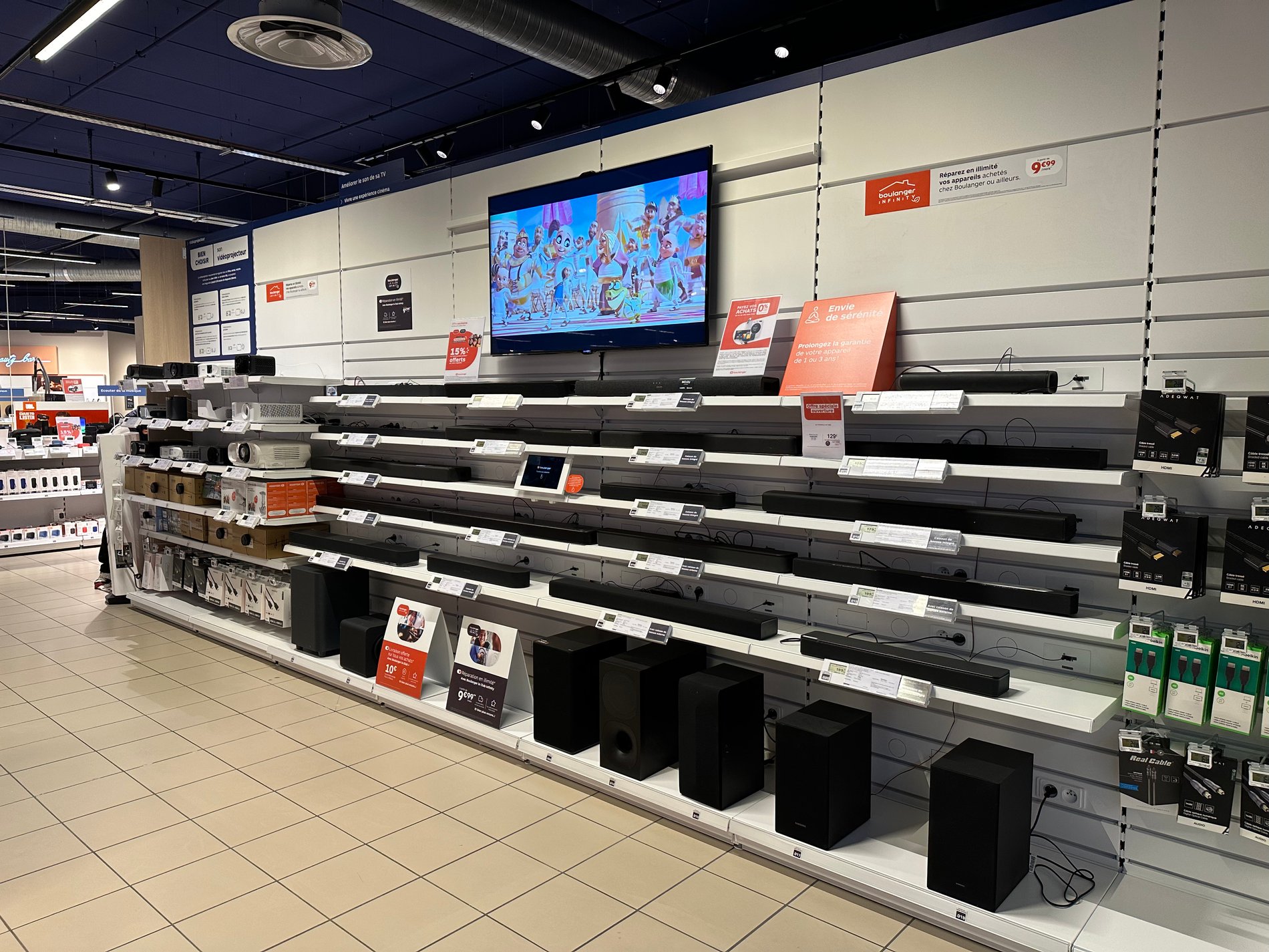 Espace barre de son dans votre magasin Boulanger Fléville