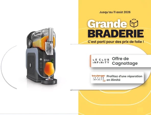 🍹 Grande Braderie : Rafraîchissez votre été avec la machine à granités Ninja Slushi ! 📦💥
