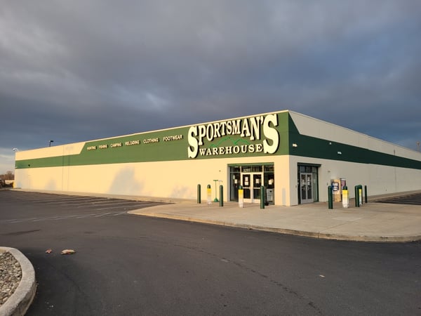 The front entrance of Sportsman's Warehouse in Chambersburg