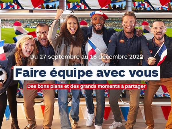 Et si on faisait équipe ensemble ? ⚽
Venez découvrir toutes nos offres pour la Coupe du monde dans votre magasin Boulanger Sarlat 🤩
Téléviseurs Samsung, TCL, Sony et bien d'autres... 📺