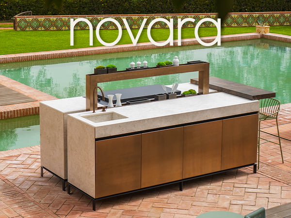 Les cuisines sur mesure Novara : l’alliance parfaite du design et de la fonctionnalité pour votre cuisine extérieure de luxe