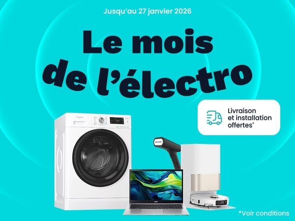 ⚡ Le Mois de l’Électro – Faites le plein d’équipements malins !