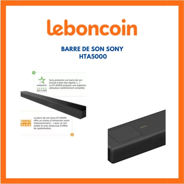 Barre de son SONY HTA5000 présent sur Leboncoin