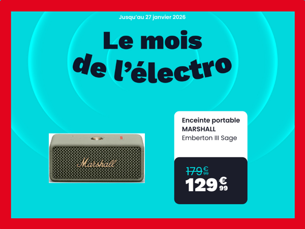 Enceinte portable MARSHALL Emberton III Sage