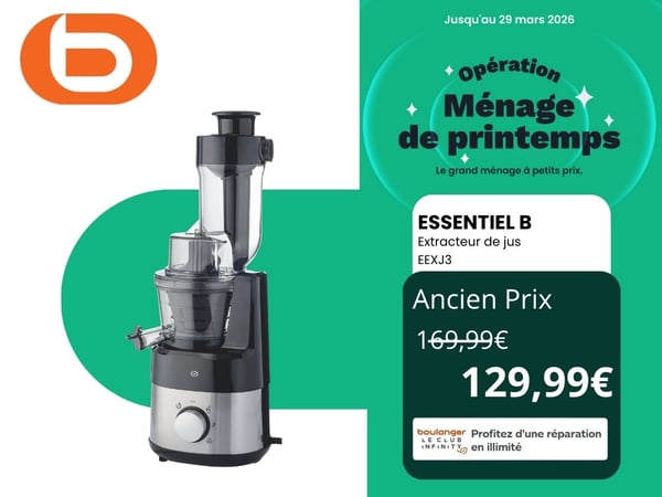 Nos offres, Ménage de Printemps, dans votre magasin Boulanger Cahors !