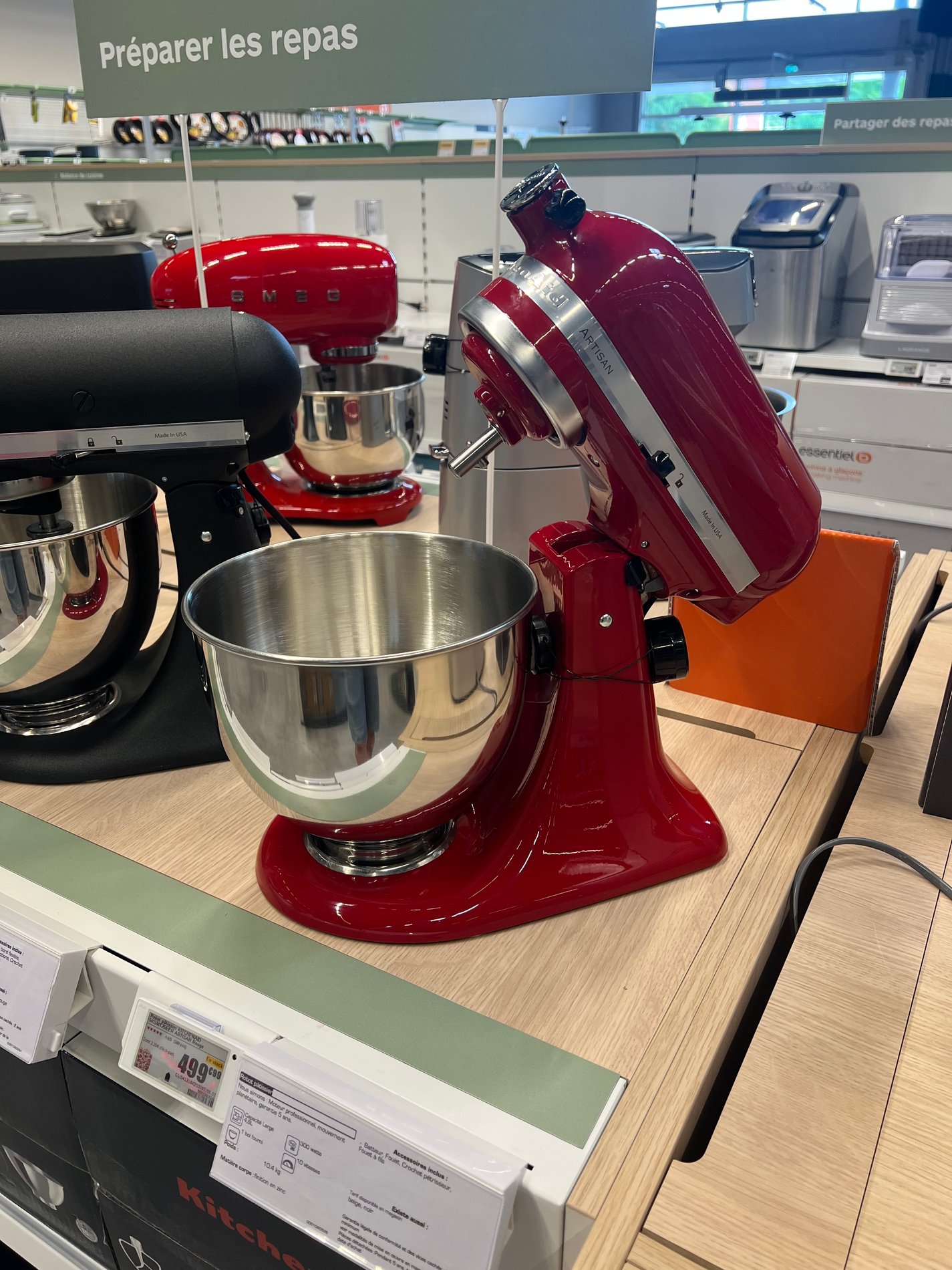 robot patissier rouge kitchenaid dans votre magasin boulanger st quentin