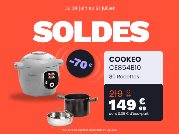 MOULINEX CE854B10 gris 6 L