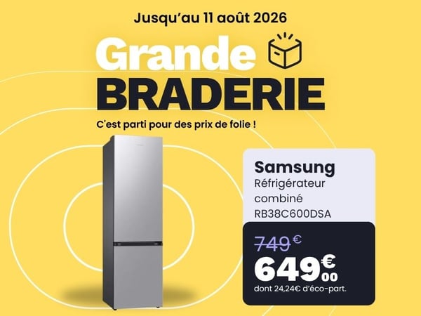 découvrez le Réfrigérateur combiné SAMSUNG RB38C600DSA dans votre magasin Boulanger Boulogne sur-Mer
