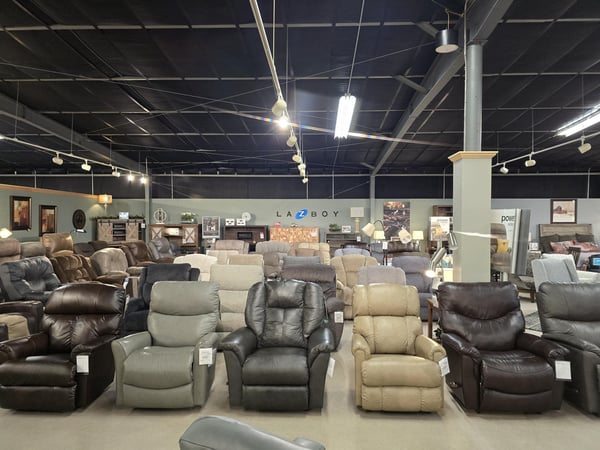 Rice Lake Slumberland Furniture recliners