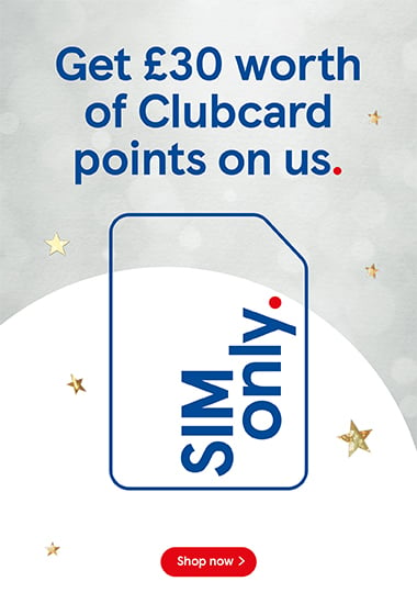 Get SIM Only deals with Clubcard Prices at Tesco Mobile, Shop now