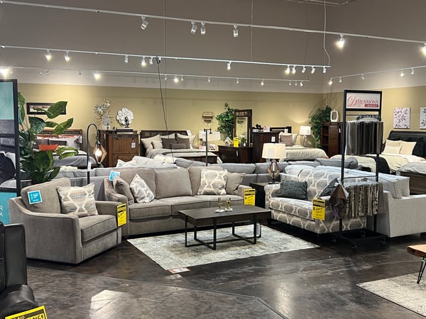 Slumberland Furniture Store in Menomonie,  WI - Living Room