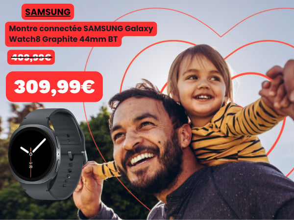 Montre connectée SAMSUNG Galaxy Watch8 Graphite 44mm BT