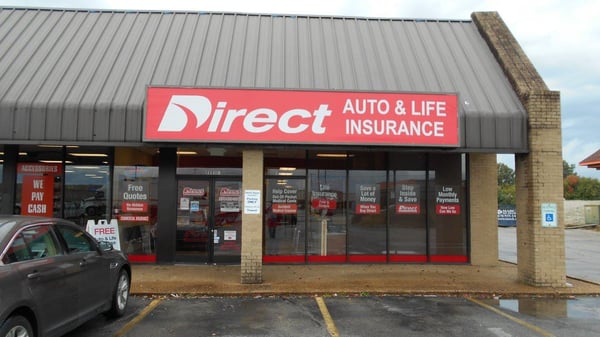 Direct Auto Insurance storefront located at  2221C South Caraway Road, Jonesboro