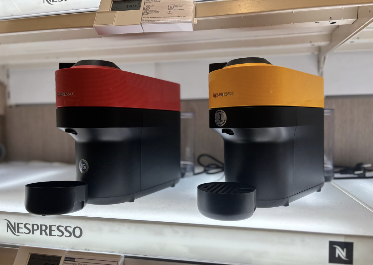 Nespresso Delonghi Vertuo pop Jaune et rouge Boulanger Gennevilliers