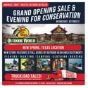 Click here to view the Grand Opening & Evening for Conservation! 10/2 Thru 10/16 - circular online.