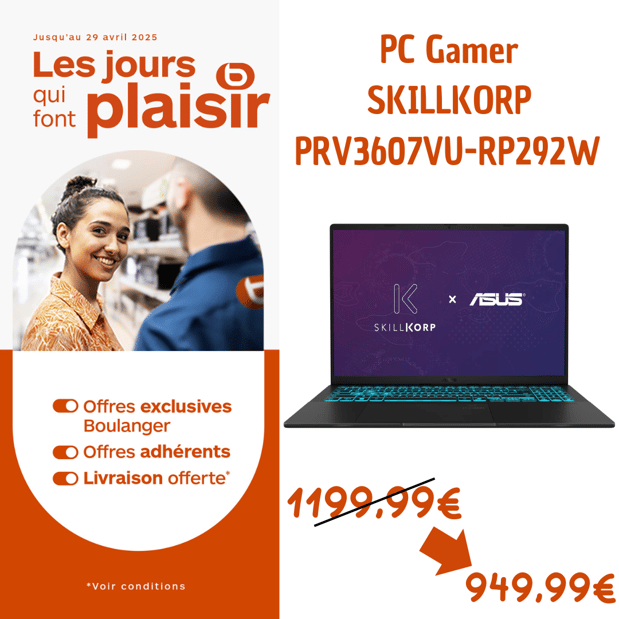 PC Gamer SKILLKORP PRV3607VU-RP292W