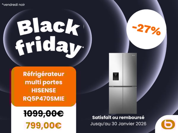 Réfrigérateur multi portes HISENSE RQ5P470SMIE chez Boulanger Vitrolles