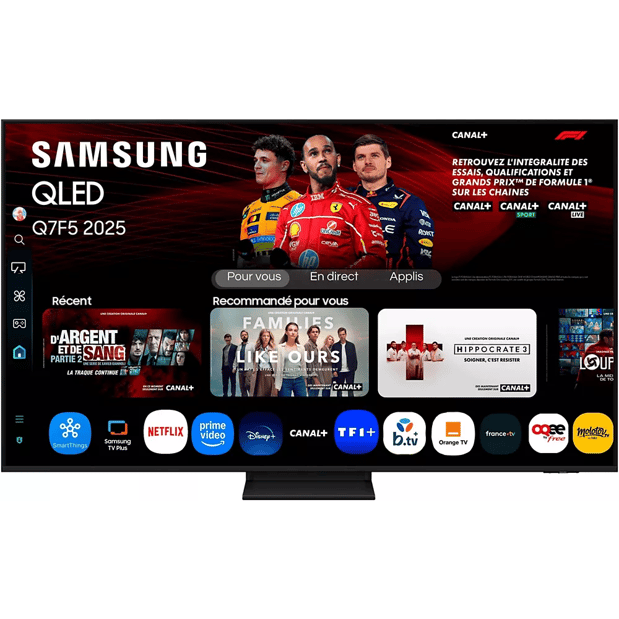 TV QLED SAMSUNG TQ55Q7F5 4K AI SmartTV 2025
