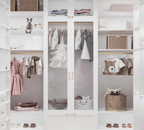 nursery walk in closet