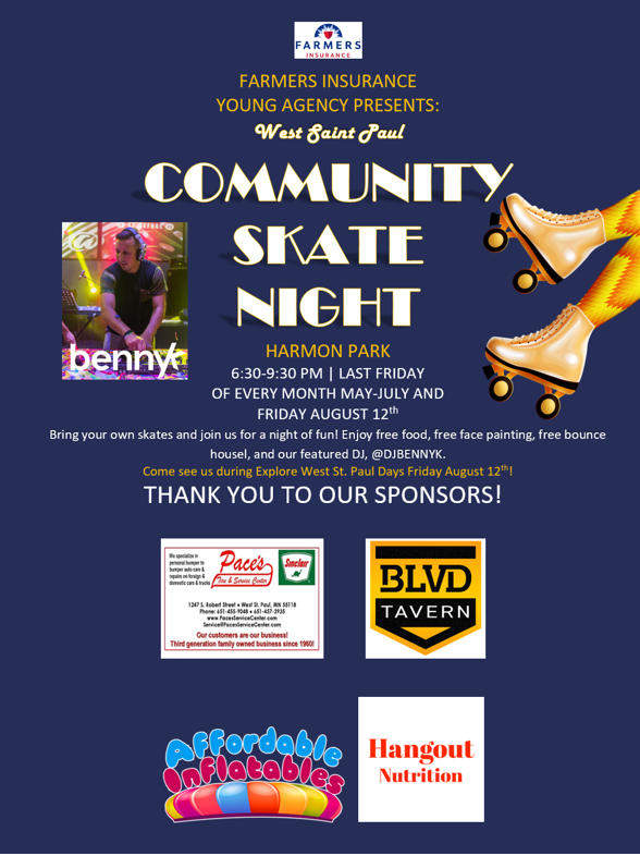 West St Paul Community Skate Night