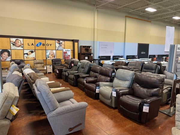 Owatonna Slumberland Furniture La-Z-Boy recliner section