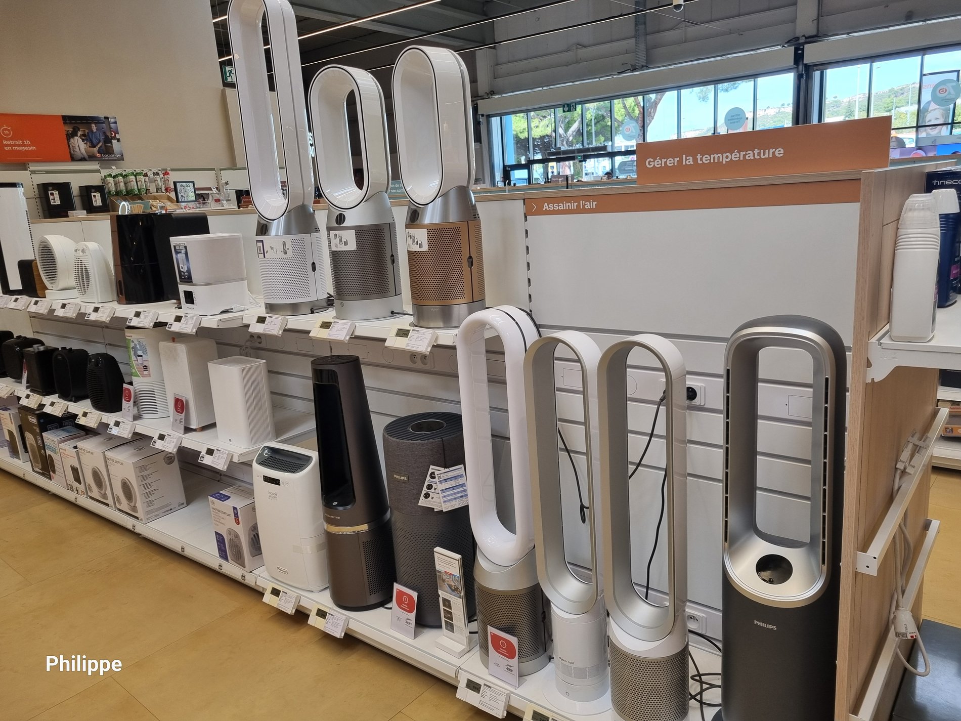 La gamme de purificateurs d'air Dyson chez Boulanger Vitrolles chez Boulanger Vitrolles proche de Salon, Velaux, Marignane et Rognac
