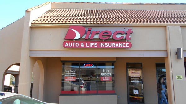 Direct Auto Insurance storefront located at  1217 South Waldron Road, Fort Smith