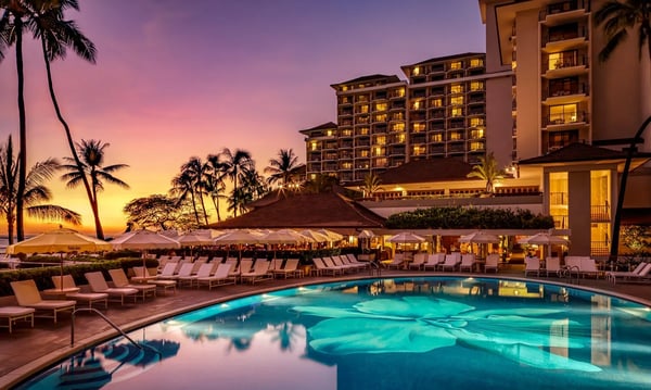 ハレクラニ　ホテル外観【Photo Courtesy of Halekulani】