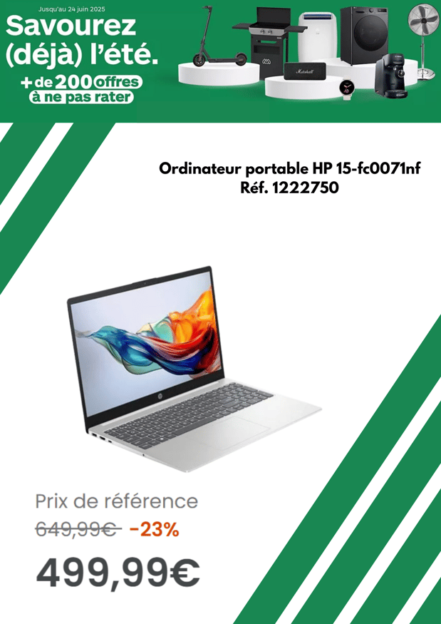 Ordinateur portable HP 15-fc0071nf