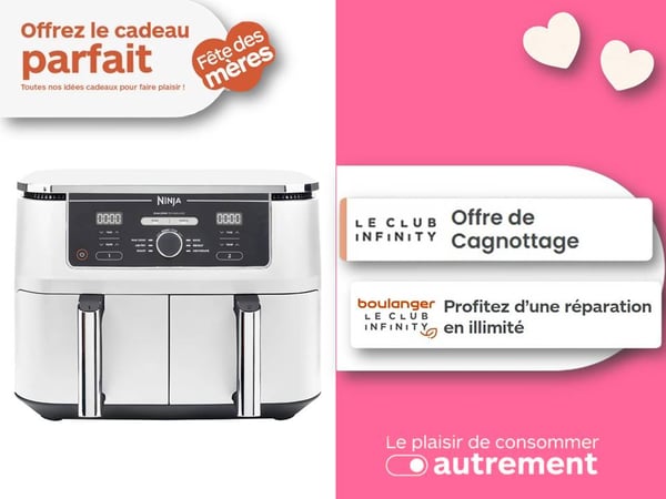 idées cadeaux fête des mères en AIRFRYER chez Boulanger Bordeaux Mérignac