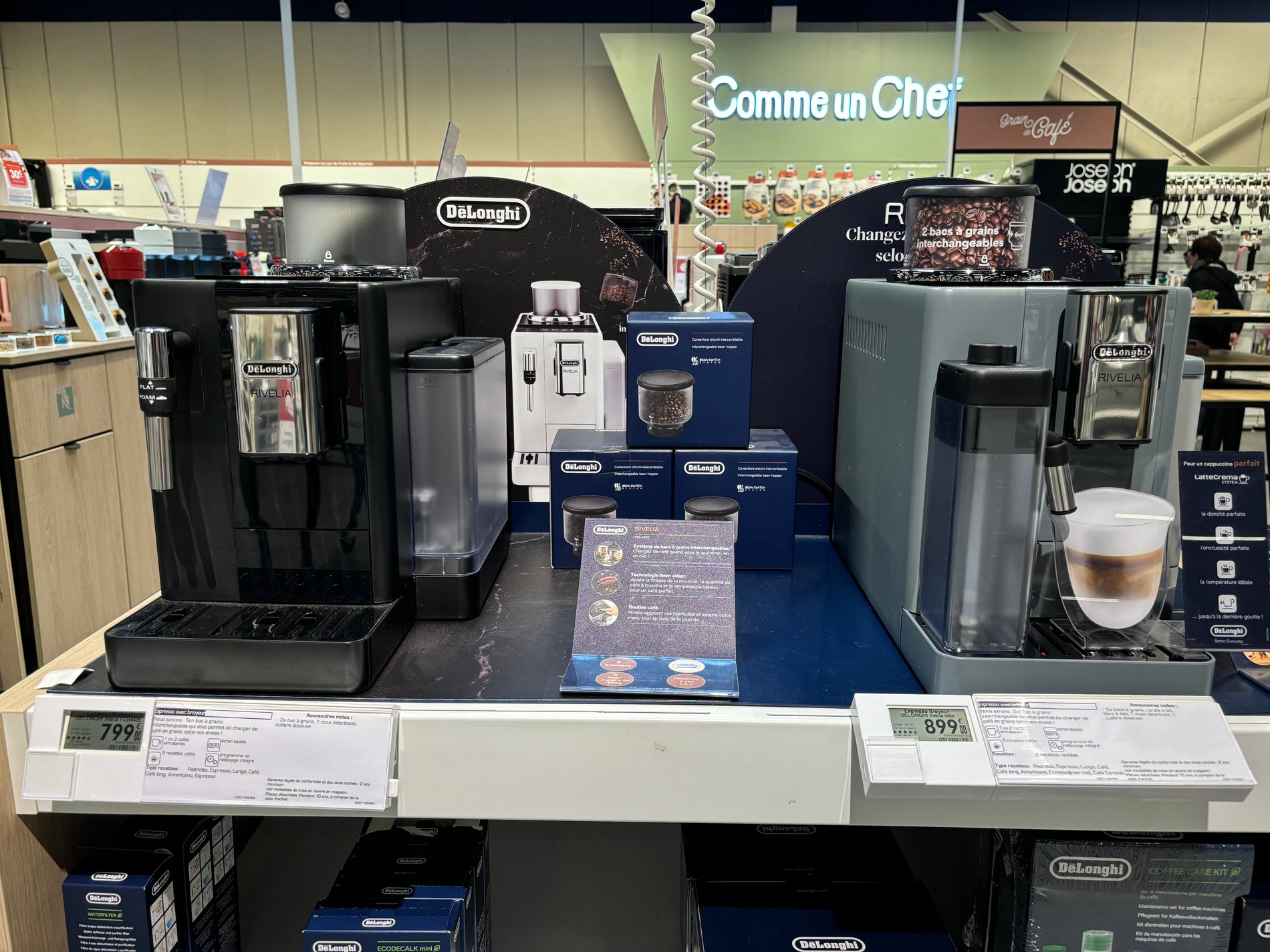 Expresso broyeur Delonghi Rivelia dans votre magasin Boulanger Orléans Saran