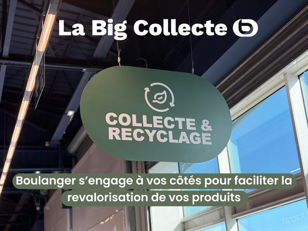 La Big Collecte dans votre magasin Boulanger Cannes-Mandelieu