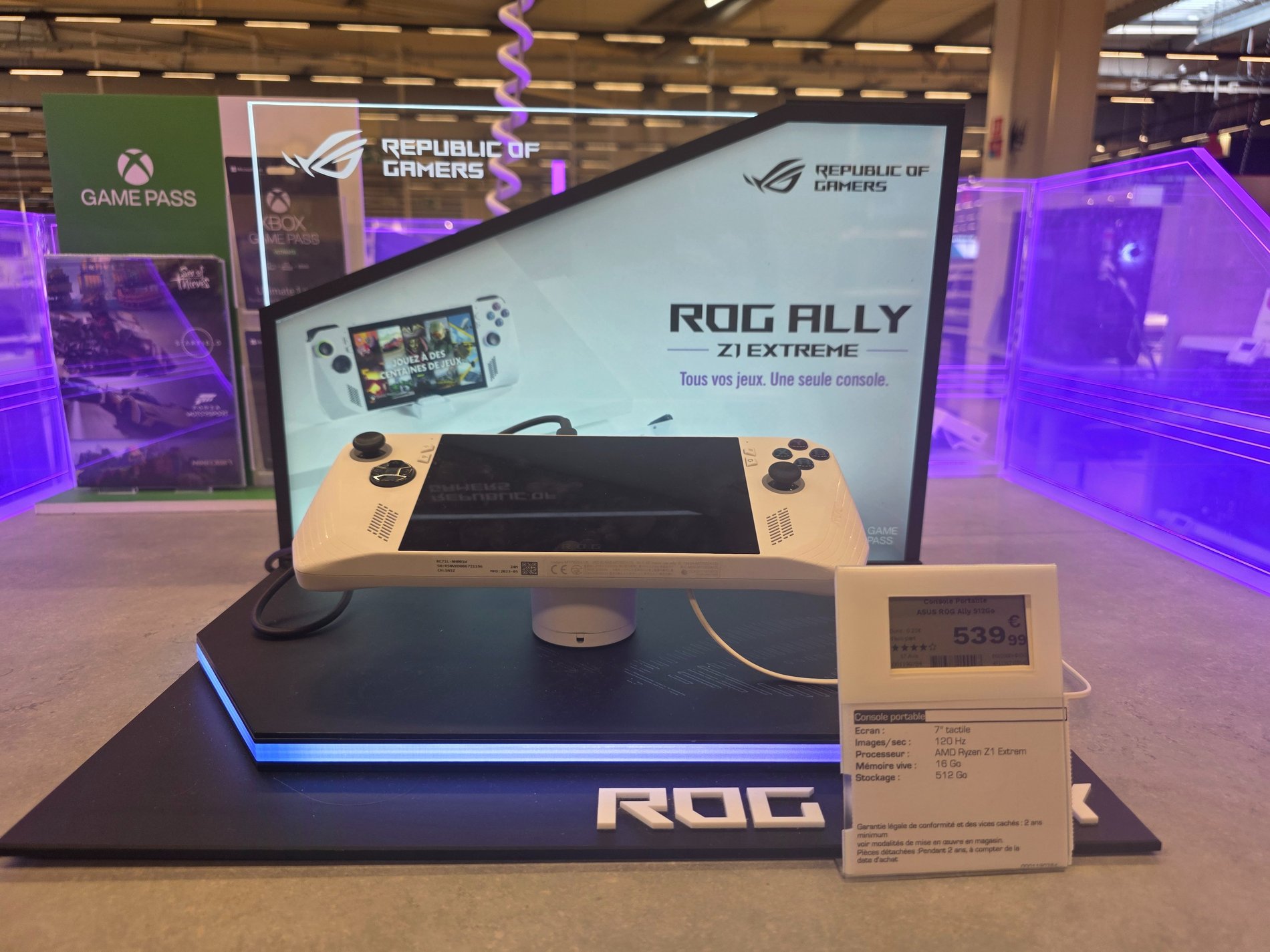 Console Asus Rog Ally - Boulanger Valenciennes / Petite Forêt